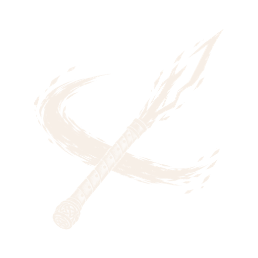 水墨画:一记挥剑的弧线