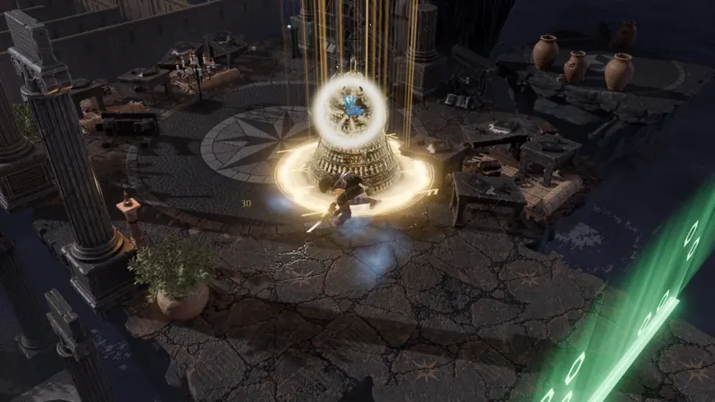 The Knell falls on the Warden Disruptor, the envoy at the rim of the bell